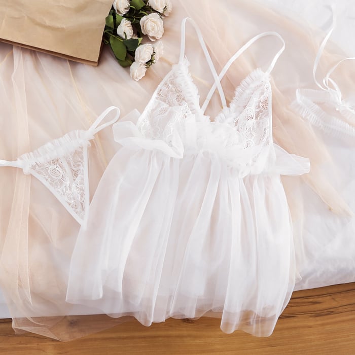 Sugar bride lingerie [white]