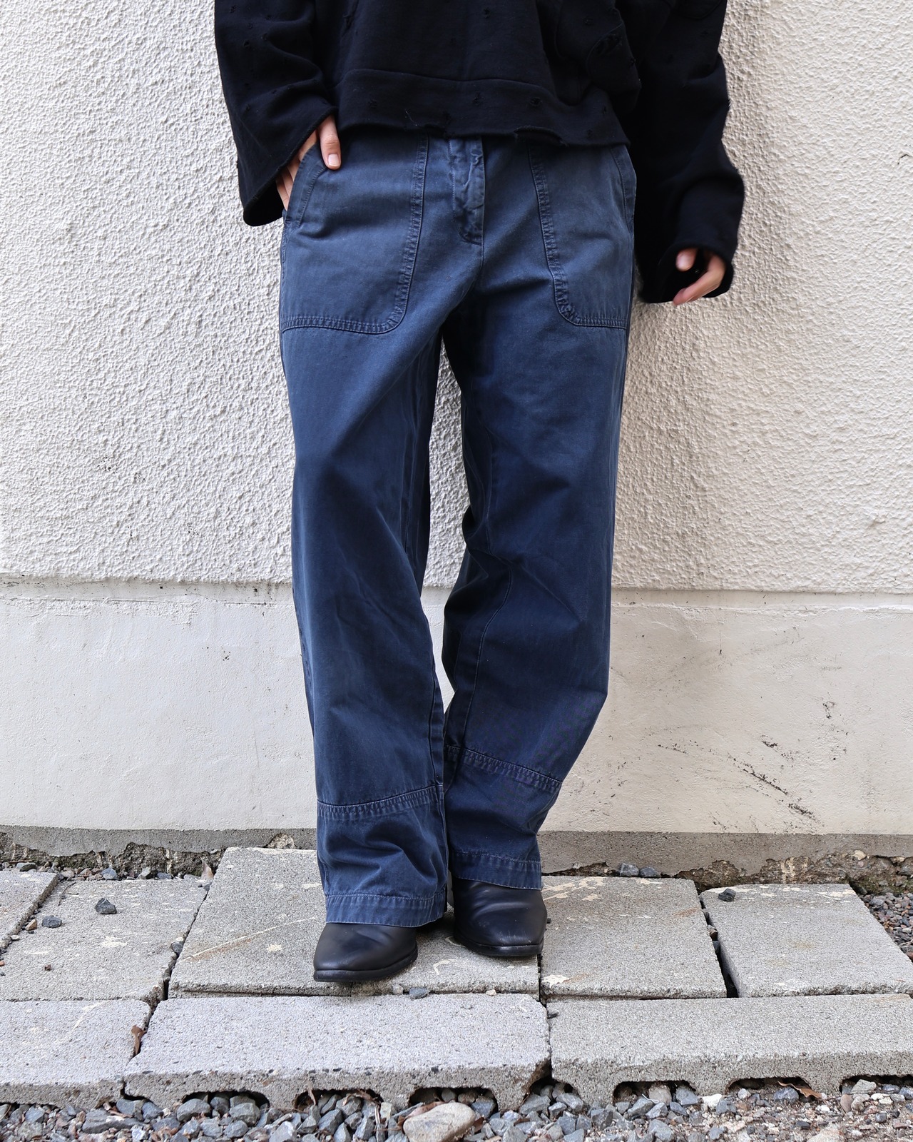 【DRIES VAN NOTEN】deformed work pants