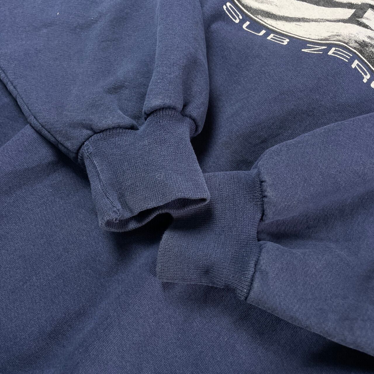 90年代 USA製 SUB ZERO フォトプリント スウェットシャツ メンズ2XL