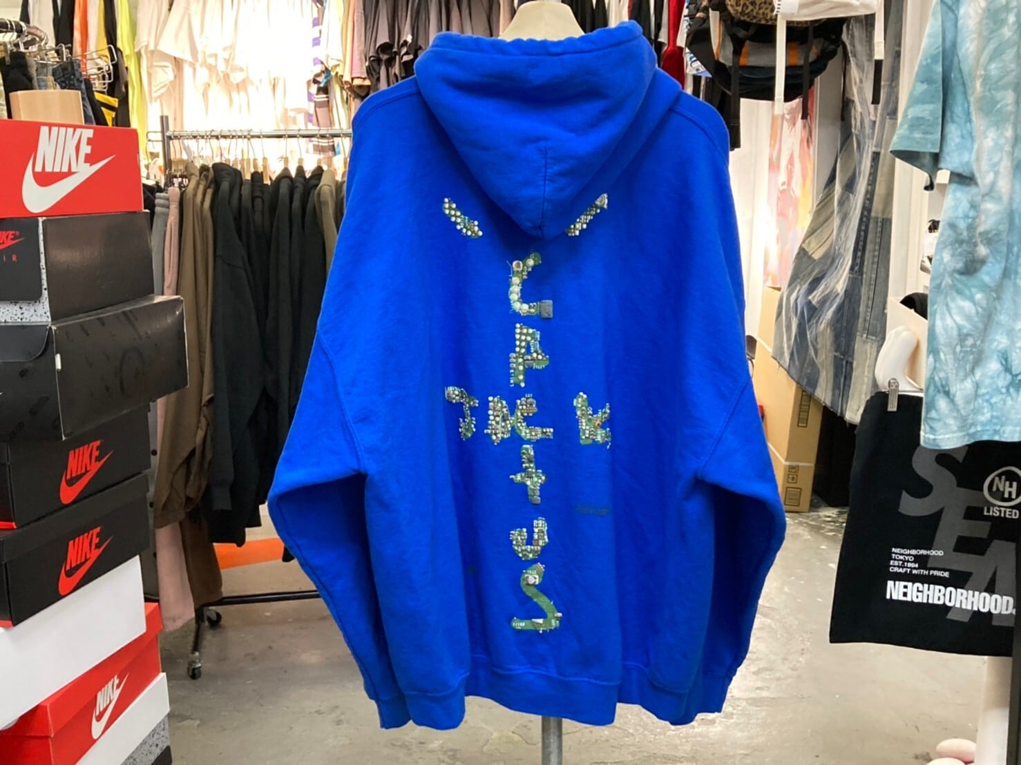 Hoodie Travis Scott Royal Blue Travis Scott Cactus Jack