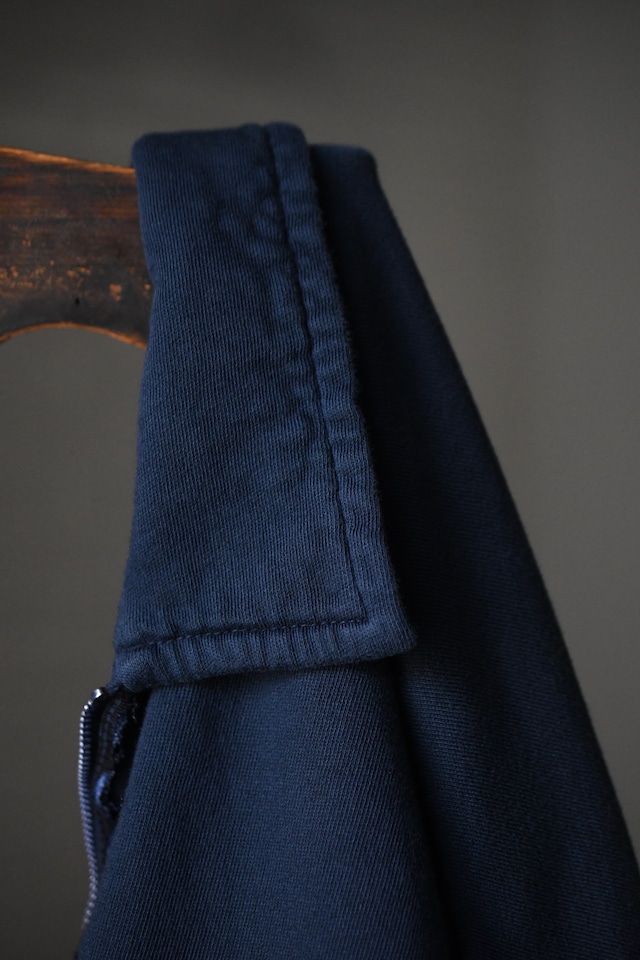 A.PRESSE / Vintage Light Weight Half Zip Sweatshirt (Navy)