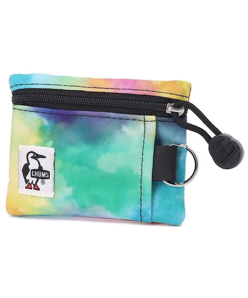 CHUMS チャムス キーコインケース CH60-3574 定期入れ付きキーケース コインケース リサイクル素材使用 Watercolor