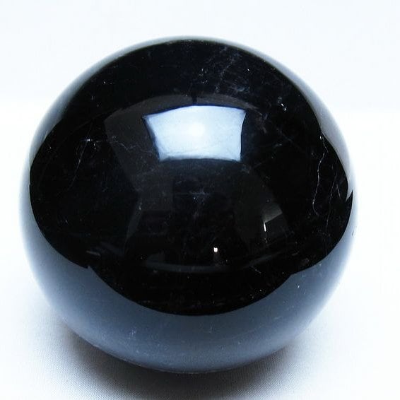 1.3Kg モリオン 黒水晶 丸玉 96mm スフィア 一点物 151-9380