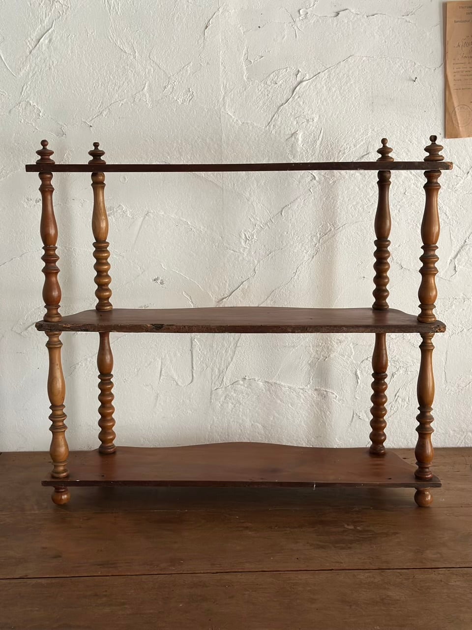 木製三段オープンシェルフ 卓上棚 | Brocante de La Cocotte