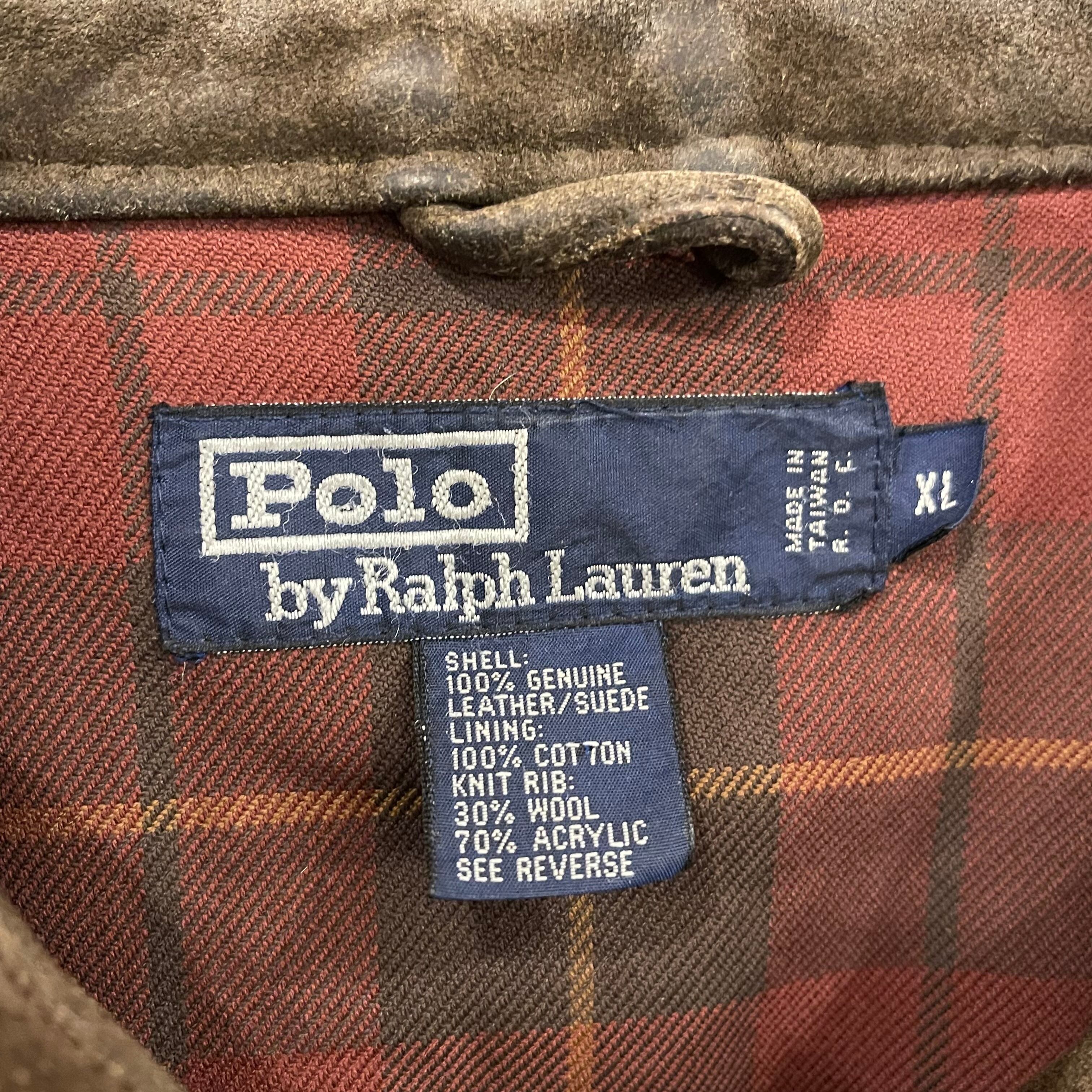 90s Polo By Ralph Lauren Suede Leather Jacket | VOSTOK