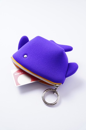 id.Yumo_Alice ポーチ バイオレット×イエロー