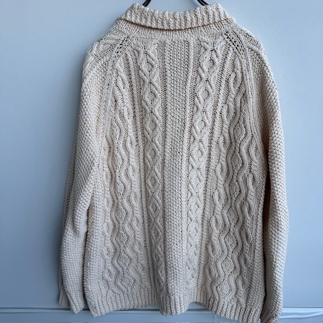 INVERALLAN フィッシャーマンニット コットン ハンドニット 画像9