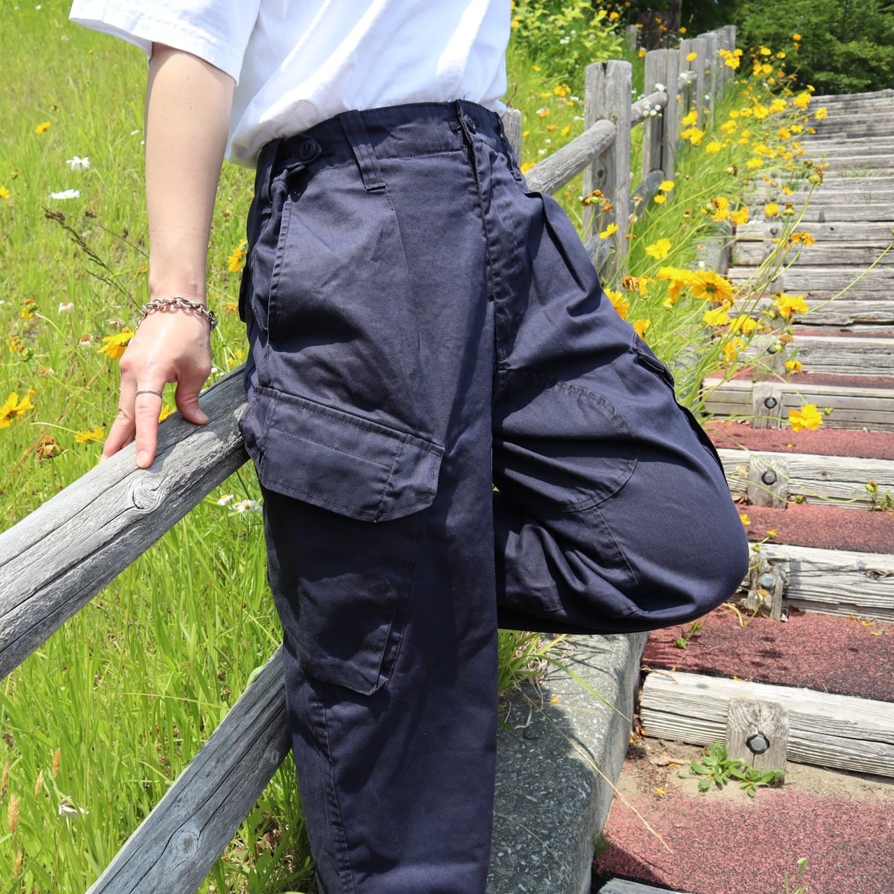 ROYAL NAVY COMBAT TROUSERS イギリス軍 ロイヤルネイビー カーゴ ...