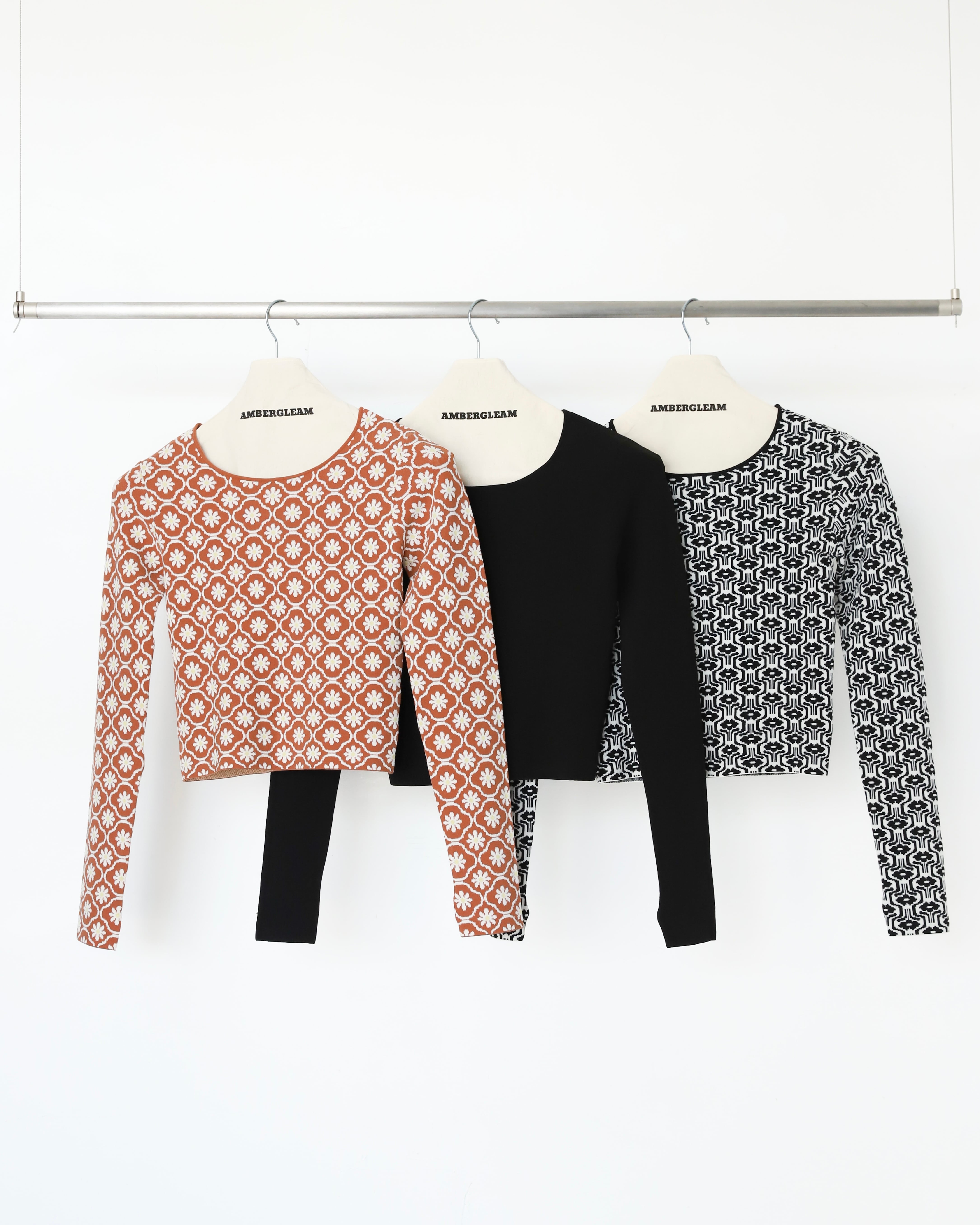 AMBERGLEAM ハイストレッチボディートップス AMBERGLEAM ハイ