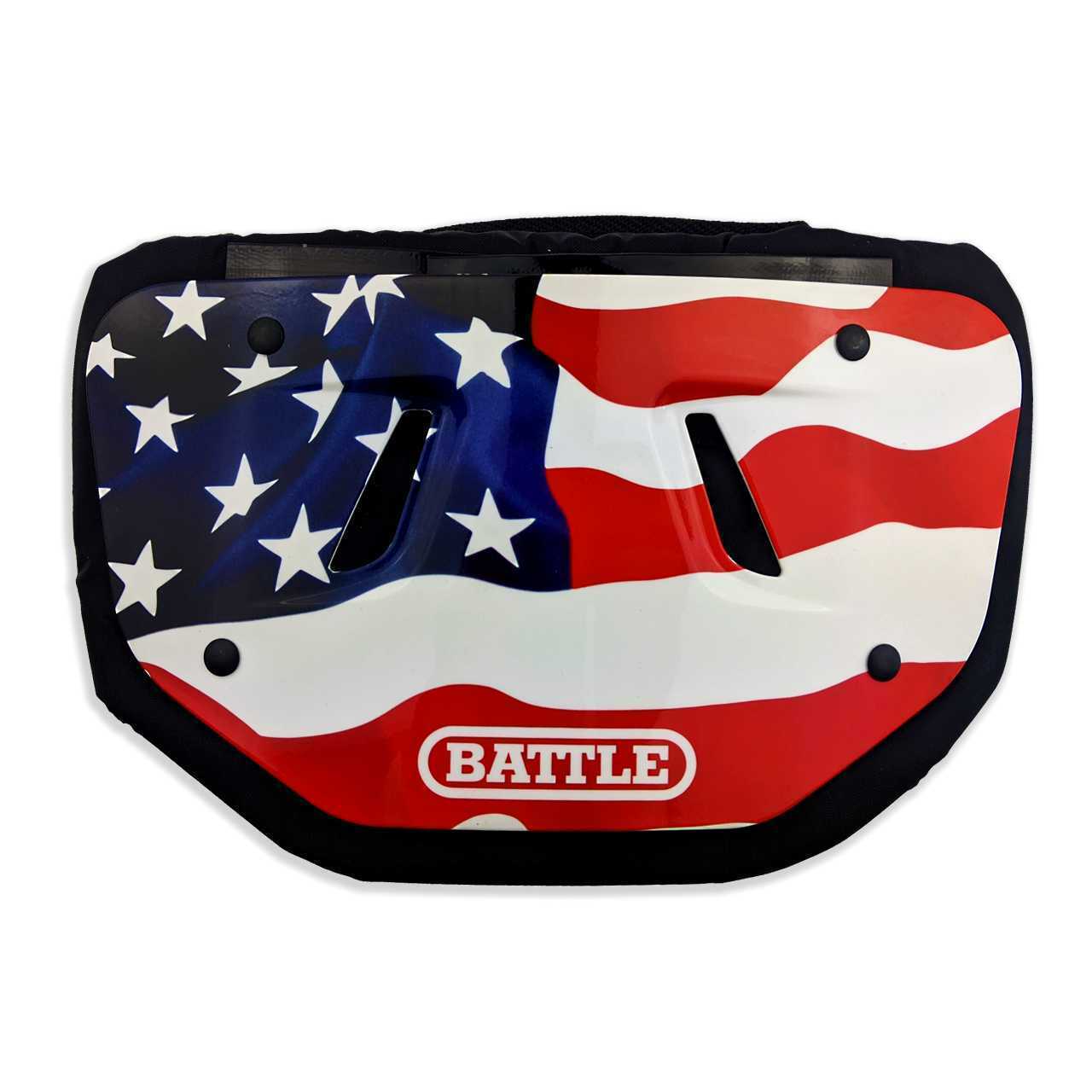 BATTLE バックプレート アメリカンフラッグ2.0モデル アメフト