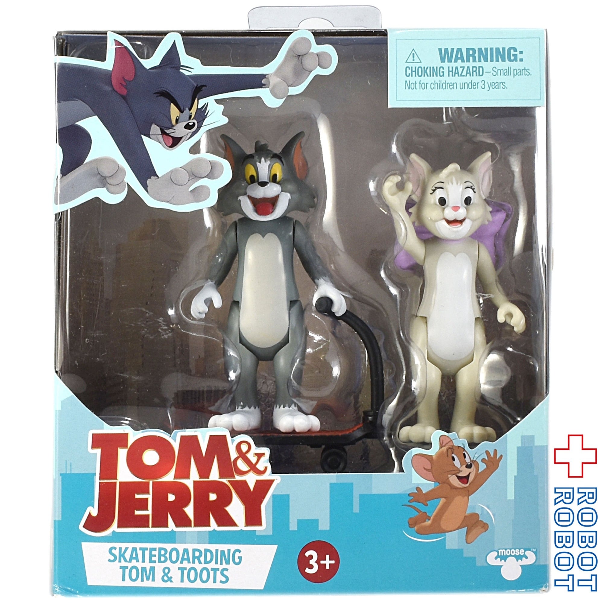 MOOSE トムとジェリー アクションフィギュア 2パック スケートボー