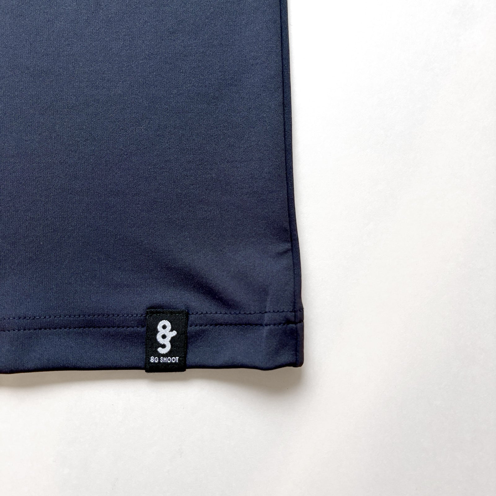 LOGO PRINT MOCK NECK SHIRT - DARK NAVY / WHITE - | 8G SHOOT WEBSTORE