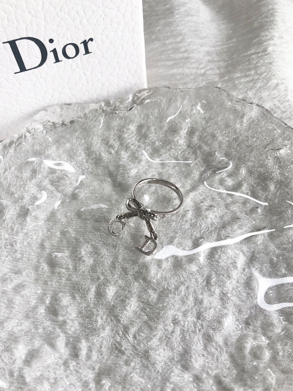 Dior エボリューションリング シルバーカラーストーン XS Dior】Clair 
