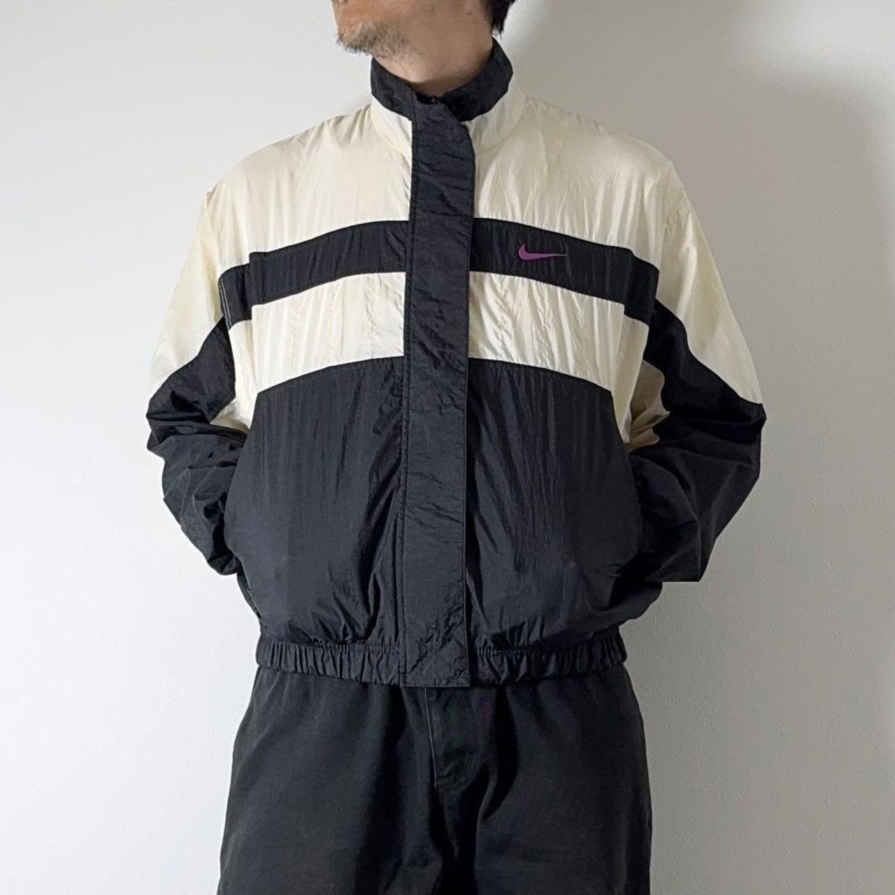 90s NIKE nylon track jacket L 古着 - 16