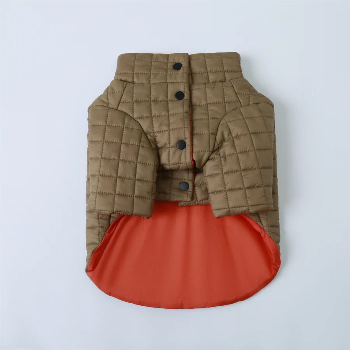 YOU ARE NOT ALONE PUFFER JACKET(Brown) / OVER GLAM