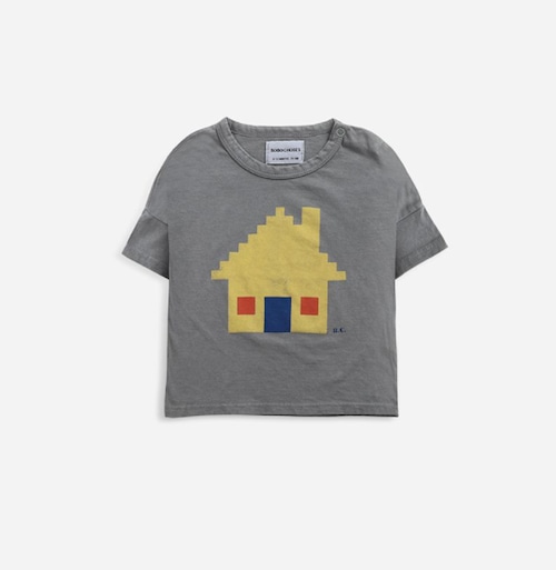 「BOBO CHOSES」Brick House short sleeve T-shirt