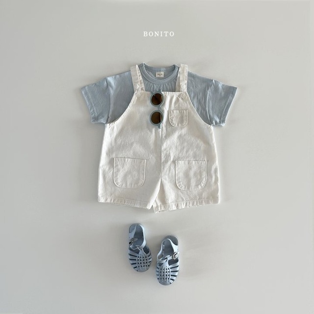 【即納】half overall <kids>
