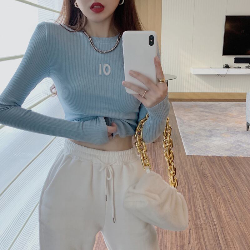 Tシャツ シャツ レディースベルベットショートスリムオータムウィンターブラックトップス ロング 秋物 冬物 ブラックストロベリース31226248048