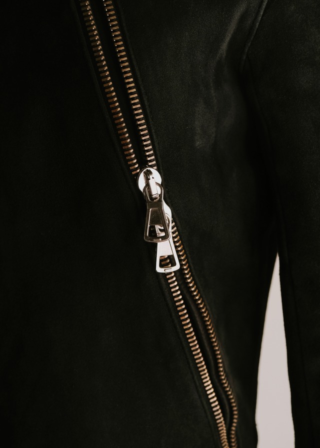 Martin Margiela 05AW 5 zip suede riders jacket