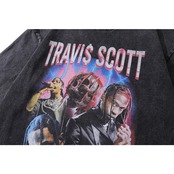 VINTAGE ストリートTravisラッパープリント Tシャツ T835