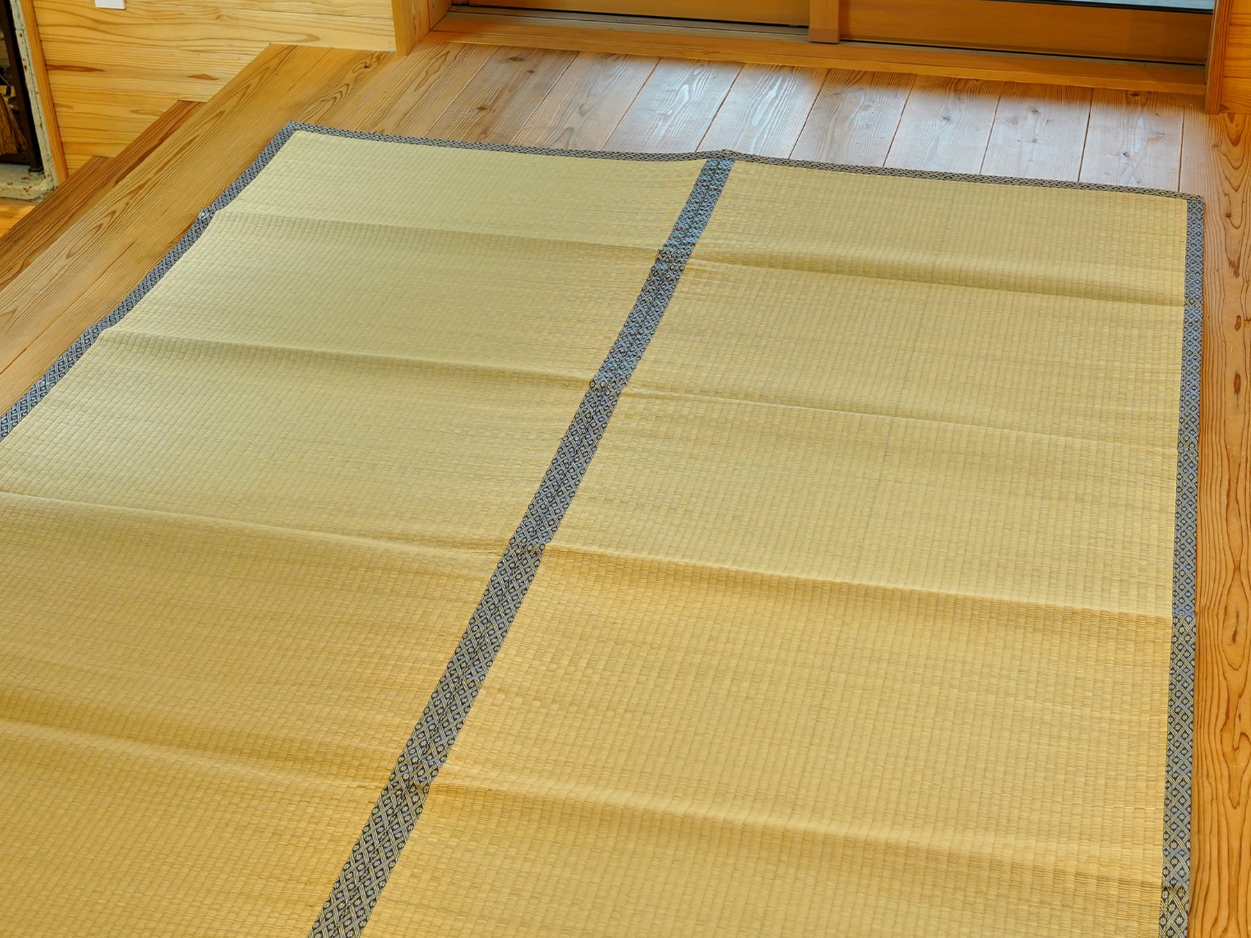 上敷き 柳川 諸目 あじろブルー