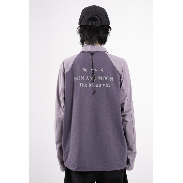 バックプリントハーフジッププルオーバー C00712