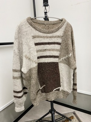 90sItaly Wool / Acrylic Knit Sweater/L