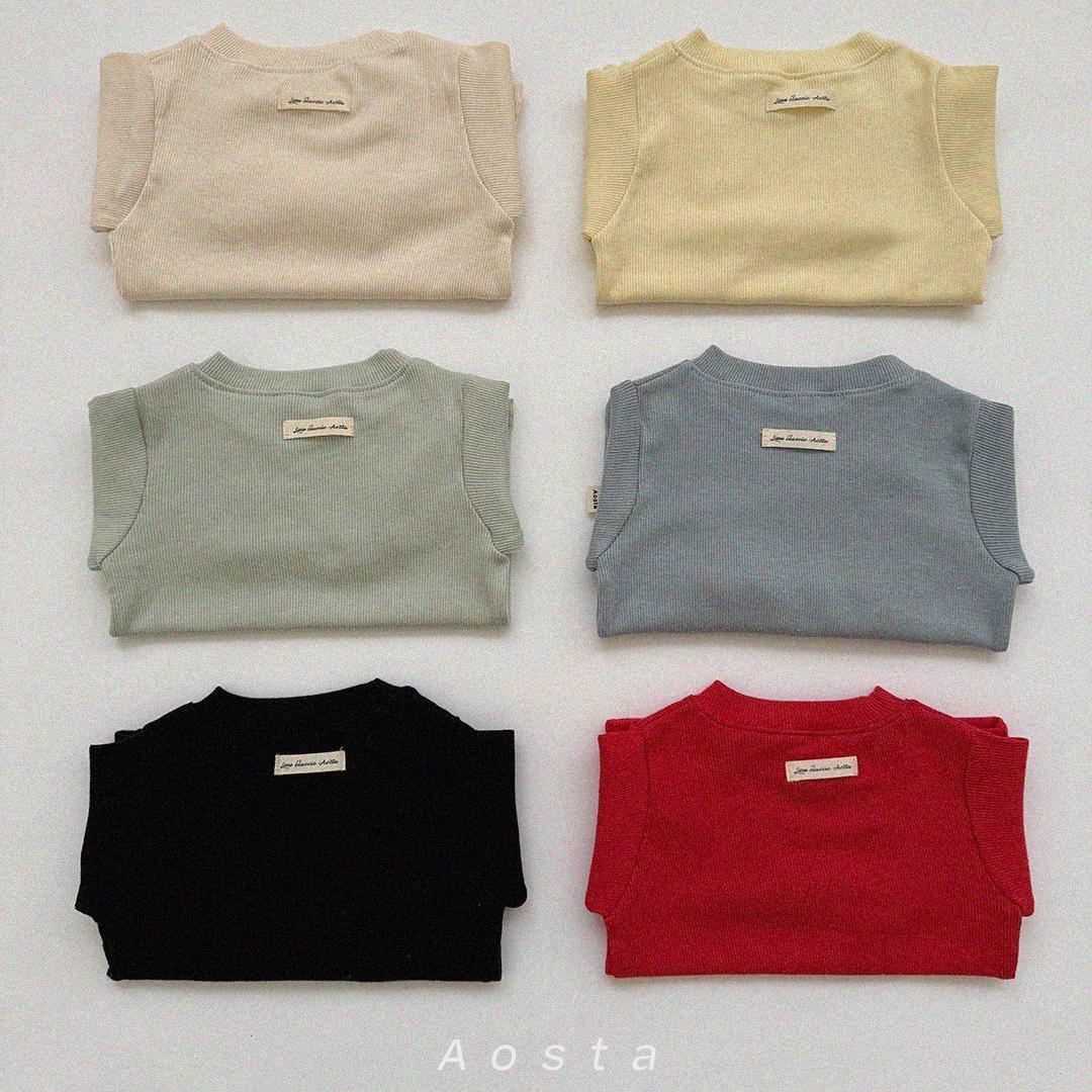 «予約»«Aosta» エブリデイトップス 6colors