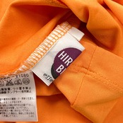 HIROKO BIS ヒロコビス ハイネック ハーフボタン 七分袖 ドライシャツ 9/オレンジ レディース