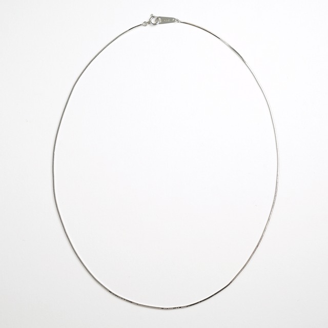 Legato choker necklace（white gold）
