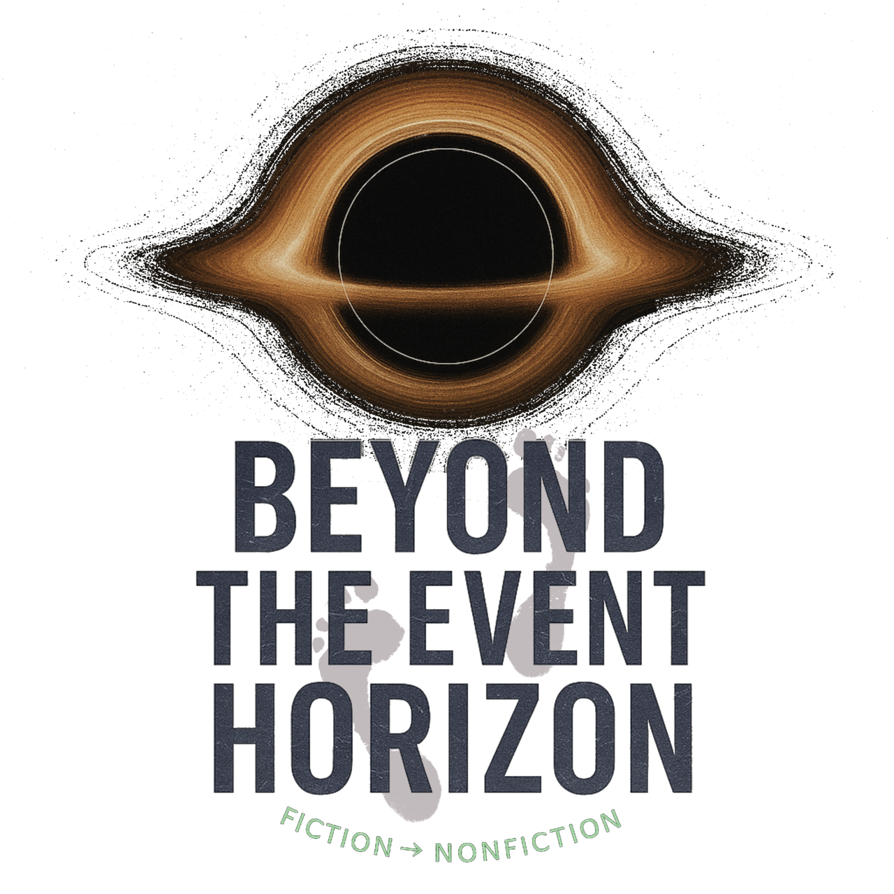 BEYOND THE EVENT HORIZON　Garment dye Hoodie White [T0002]