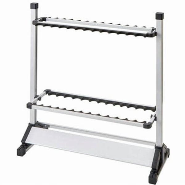 プロマリン  アルミ ロッドスタンドDX  M  シルバー アルミロッドスタンドDX Mシルバー【歳末大売り出し】 | 東海つり具