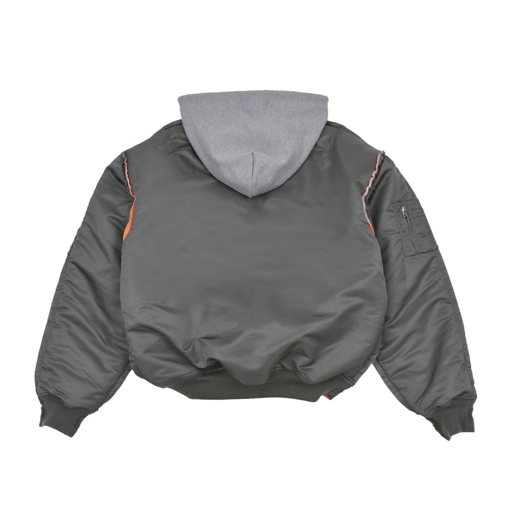 VETEMENTS】BOMBER WITH ATTACHED HOOD | AYIN