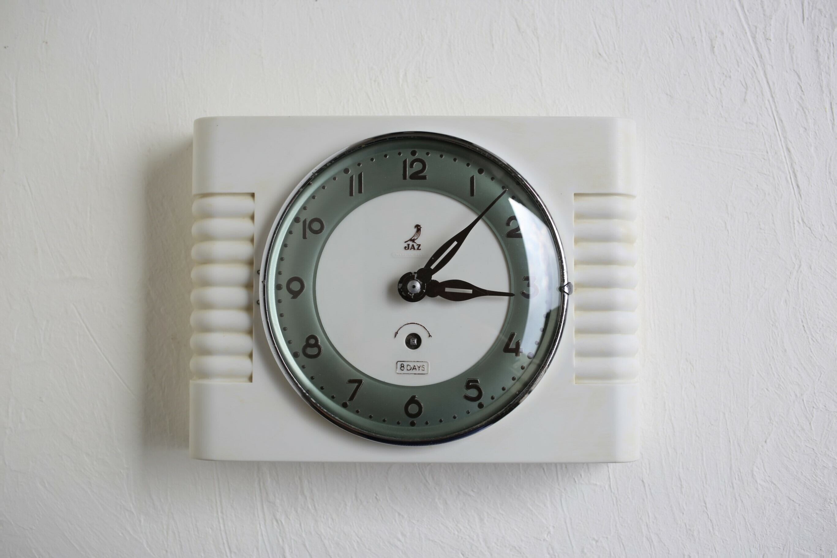 フランス アンティーク ヴィンテージ JAZ 壁掛け時計（ベークライト