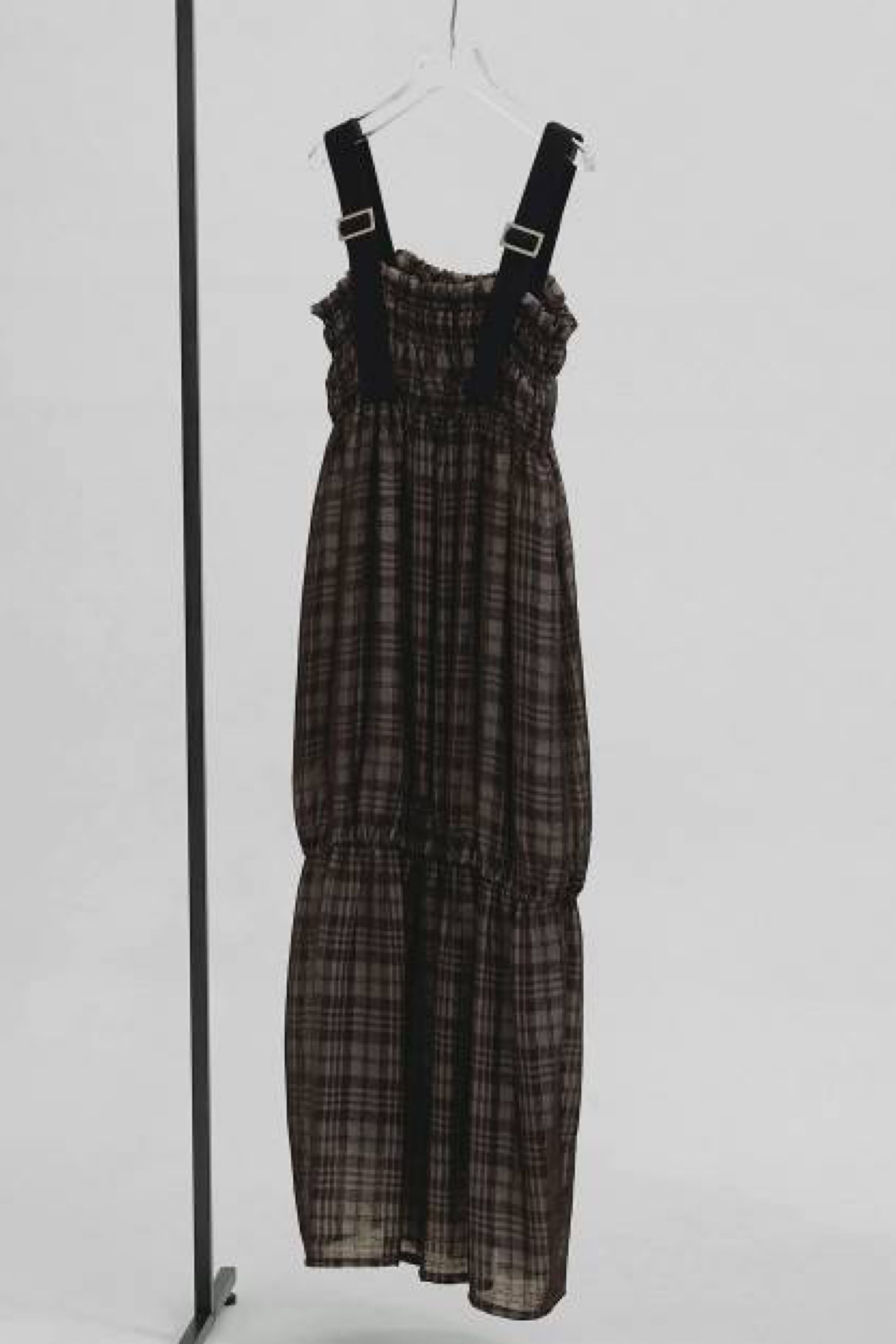 TODAYFUL Check Jacquard Dress チェックジャガードドレス Choco