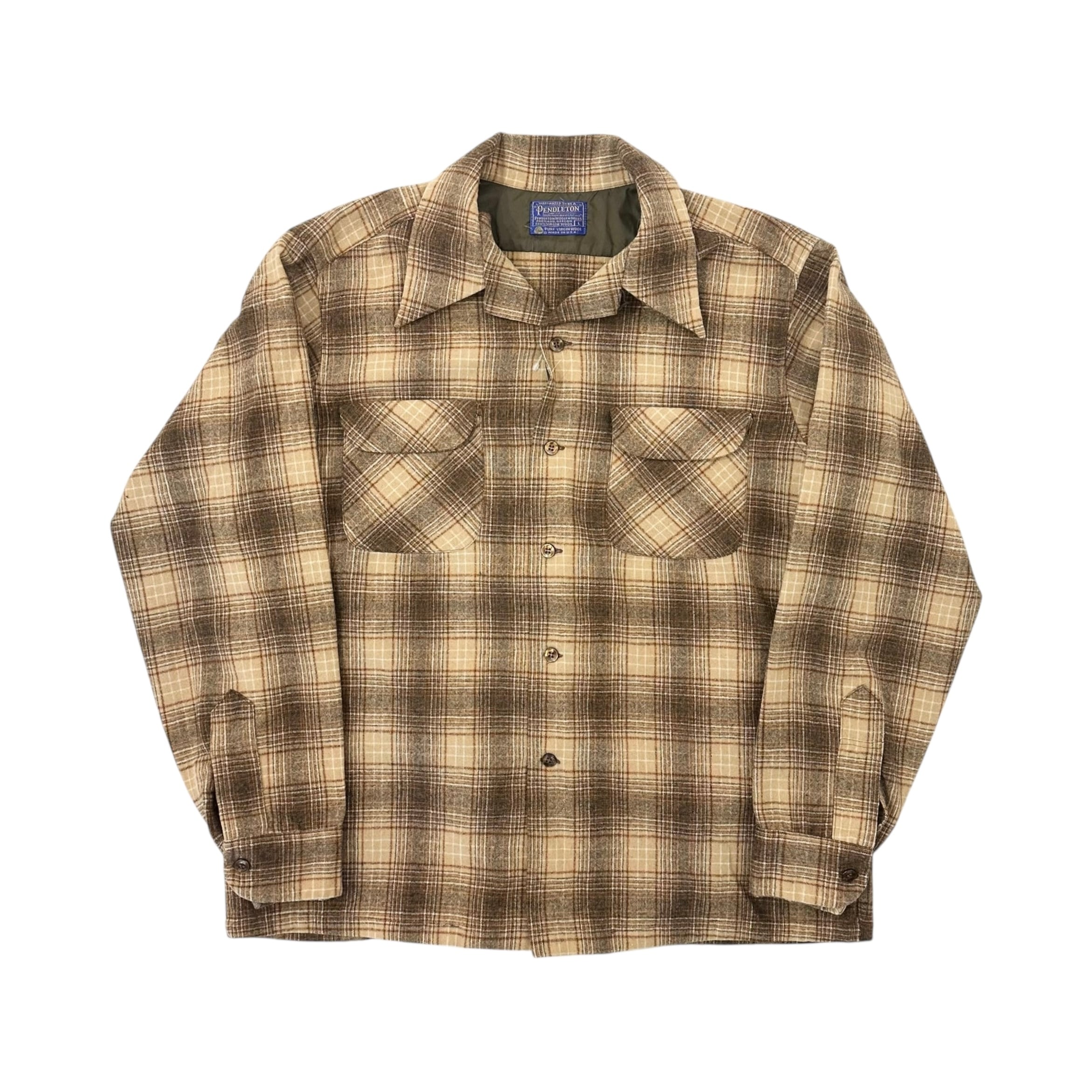 70s Pendleton Boad Shirt BROWN | BerBerJin Yuhodo