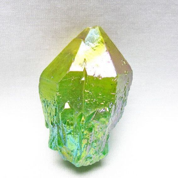 オーラクリスタル 原石 マルチカラー エレスチャル オーラ水晶 一点物 171-8770