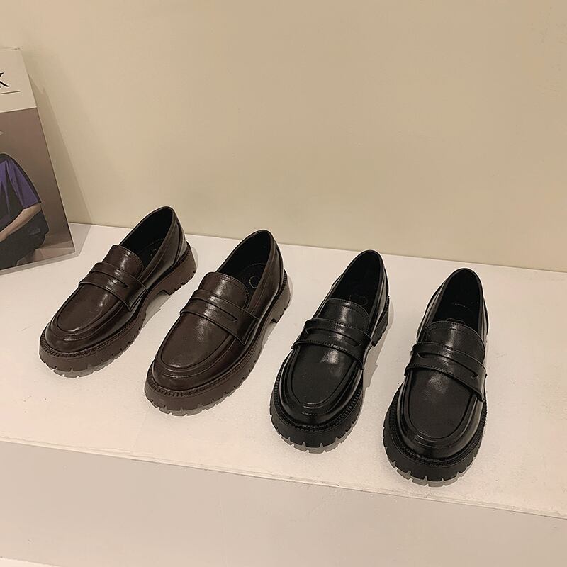 レザーレッドカジュアルスタンダードシングル 靴 シューズ レトロ フェイクシューズ94826865061