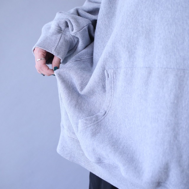 "GAP" over silhouette front logo sweat parka