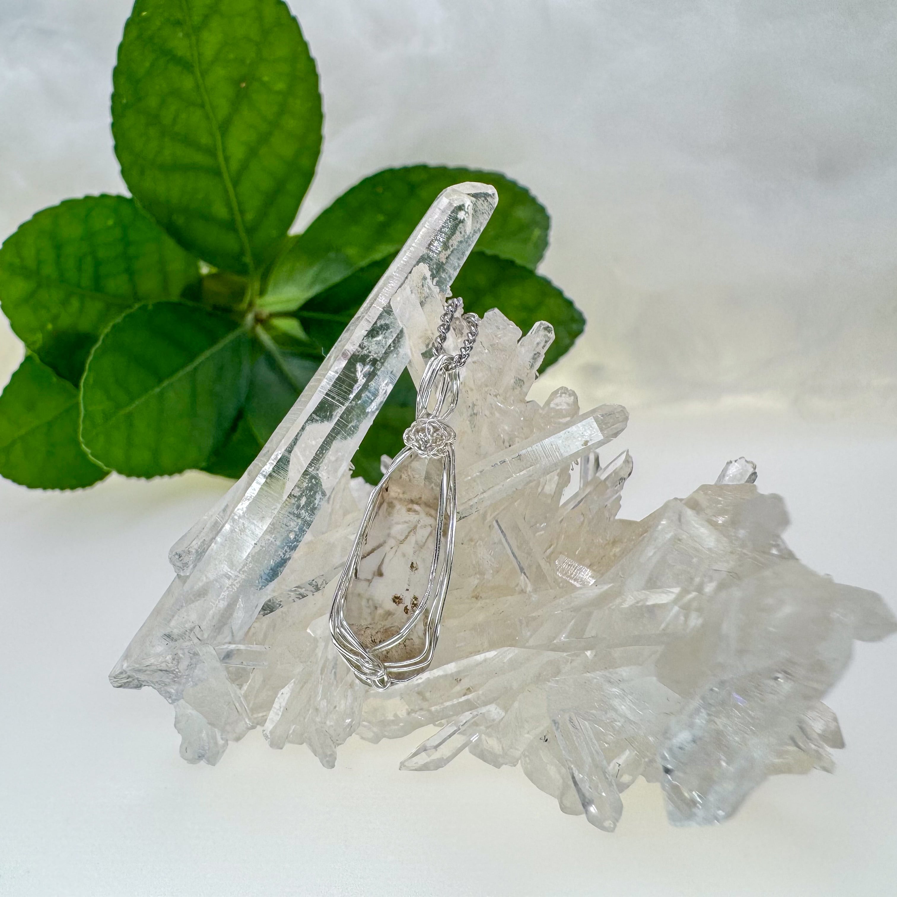高千穂水晶ネックレス | sunday shop〜宮崎水晶アクセサリー〜