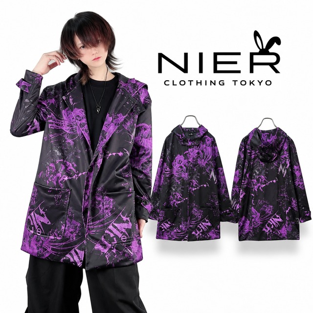 JACKET風LONG OUTER【紫彼岸花】