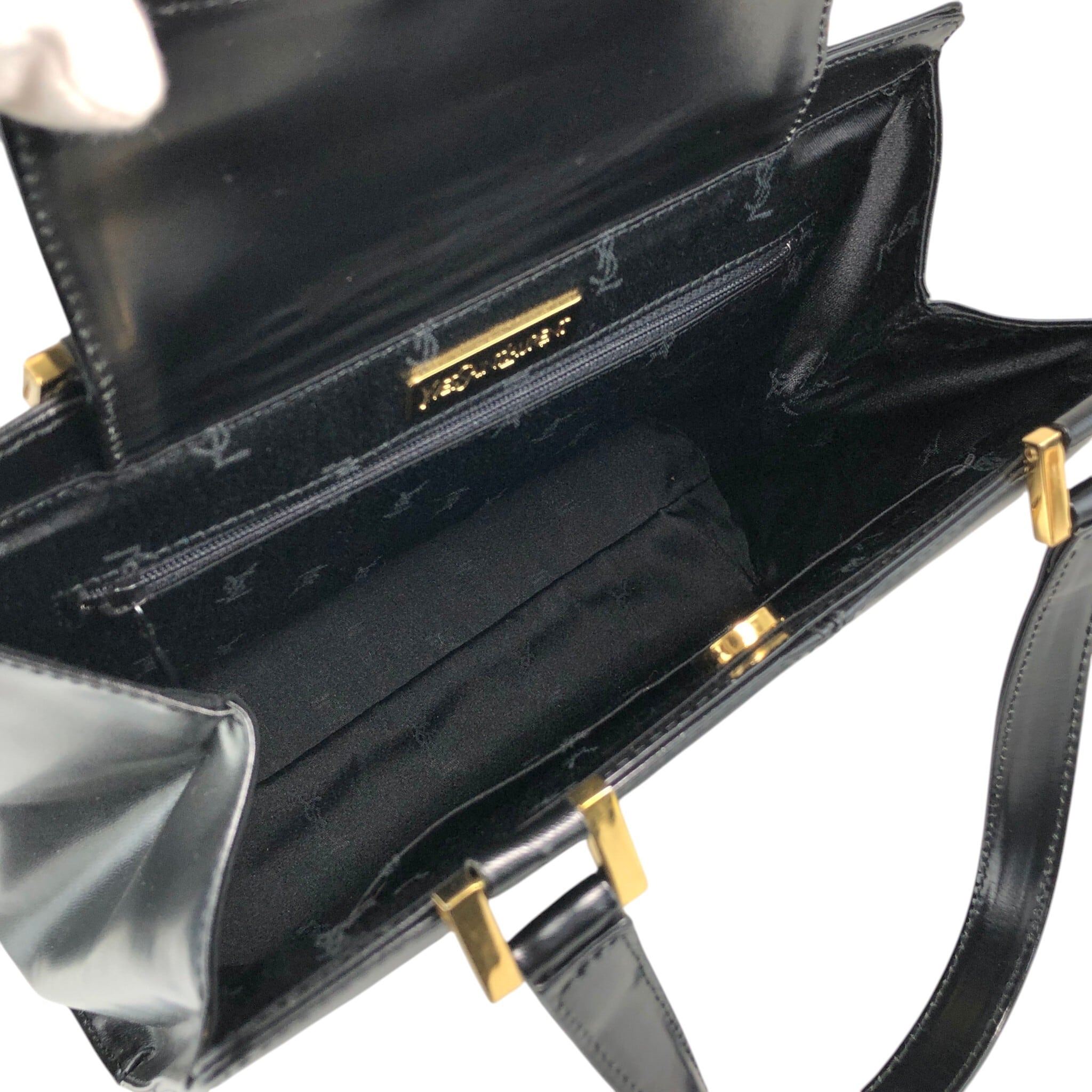 Yves Saint Laurent イヴ・サンローラン ハンドバッグ ブラック