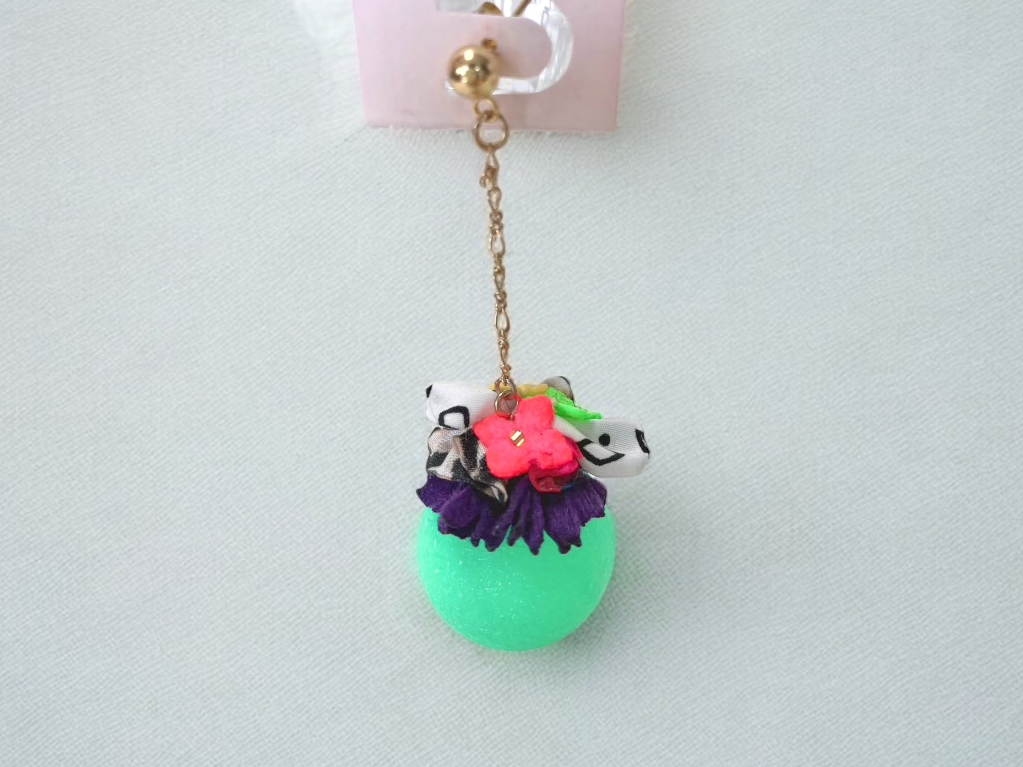 チクチクナール洋品店 ぼんぼりんちゃん ピアス