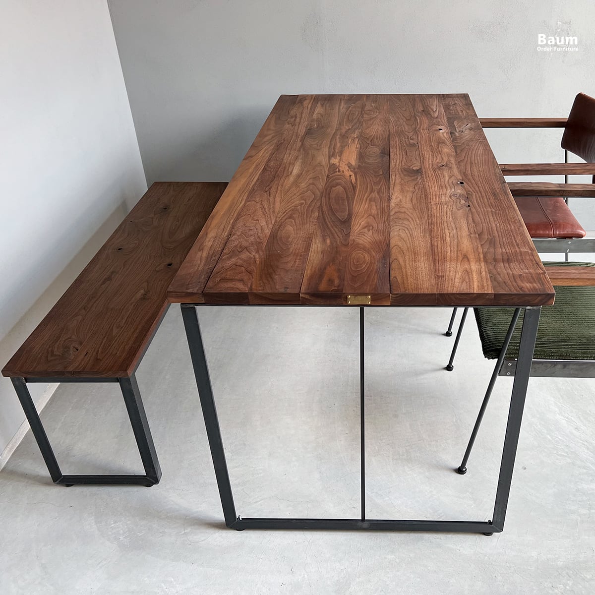 テーブル天板 足場板 古材 カフェ用天板 サイズ変更可能-
