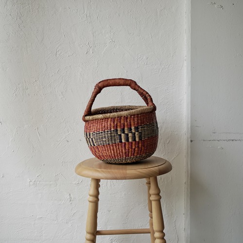 エレファントグラスバスケット／ラウンド　Sサイズ