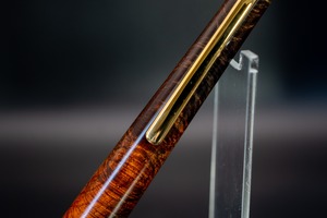 【21世紀最高峰の材】サイアミーズローズウッド マイクロカーリー 極上 gold BP