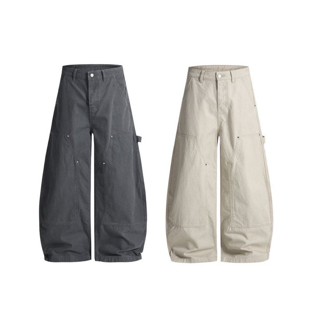 ユーティリティカーブシルエットカーゴパンツ 2col   R01360