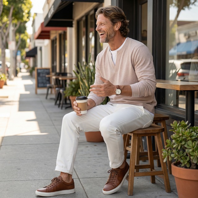 アメリカン フェイクレイヤードキーネックロングスリーブ 2色　S2312