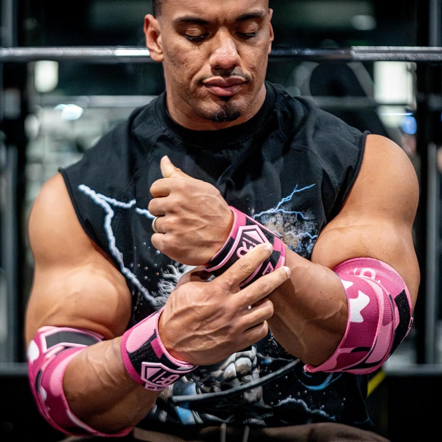 Personal Record エルボーラップ - ピンクカモ | Personal Record