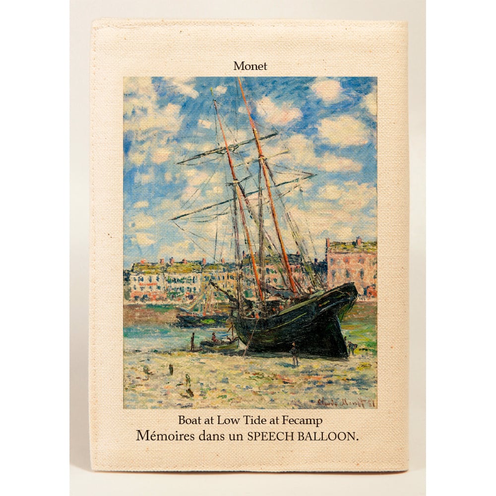 Claude Monet、SANDVIKEN、海外版超希少レゾネ、新品額付 モネ(monet)第3弾 スピーチバルーンのブックカバー | SPEECH BALLOON